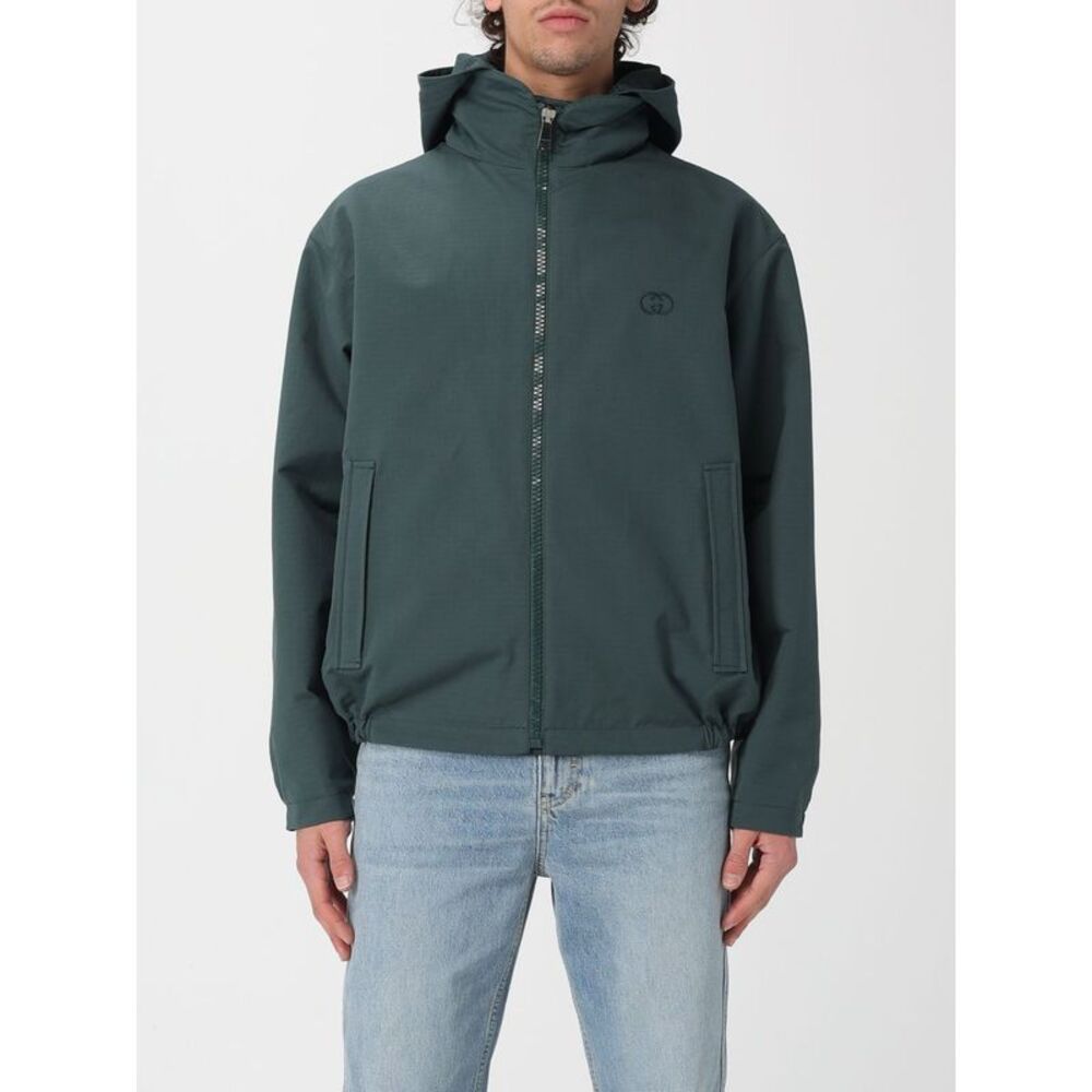 Gucci Jacket Men Petroleum Blue